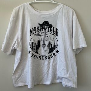 Nashville Graphic Tee! Cropped Style